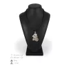 Cocker spaniel anglais - Collier de chien dans une boîte cadeau, médaillon argenté pour fan de chien, pendentif remarquable de la marque Art-Dog