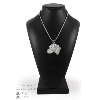 Pointer anglais I - Collier pour chien, bijoux uniques pour les fans de chiens, pendentif vipère unique de la marque Art-Dog