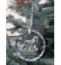 Cocker spaniel anglais - boule de Noël en cristal avec une photo, photo de chien dans le cristal, décoration personnalisée pour sapin de Noël de la marque Art-Dog