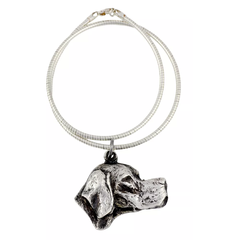 Pointer anglais - Collier pour chien, bijoux uniques pour les fans de chiens, pendentif vipère unique de la marque Art-Dog