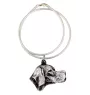 Pointer anglais - Collier pour chien, bijoux uniques pour les fans de chiens, pendentif vipère unique de la marque Art-Dog