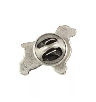 English Cocker Spaniel, Englische Cockerspaniel   - Versilberte Hundebrosche, elegante Anstecknadel, Jackenreversschmuck der Marke Art-Dog