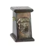English Mastiff - urn for dog ashes, elegant urn with a statue, commemorative urn with a bust of a dog by Art-Dog brand