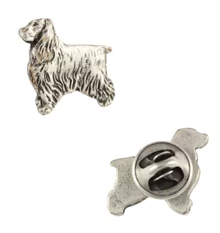 English Cocker Spaniel, Englische Cockerspaniel  - Hundebrosche in Geschenkbox, elegante Anstecknadel, Reversnadel für Art-Dog Markenjacke