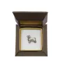 Cocker spaniel anglais - Broche de chien dans un coffret cadeau, épingle élégante, épingle de revers pour la veste de la marque Art-Dog