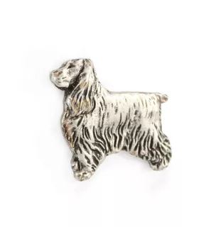 Cocker spaniel anglais - Broche de chien dans un coffret cadeau, épingle élégante, épingle de revers pour la veste de la marque Art-Dog