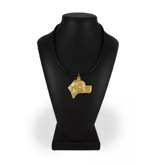 English Pointer - Dog necklace, gold-plated pendant for dog fan, unique jewellery by Art-Dog brand