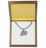 Pointer anglais I - Collier de chien dans une boîte cadeau, médaillon argenté pour fan de chien, pendentif remarquable de la marque Art-Dog