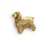 Cocker spaniel anglais - broche plaquée or, ornement élégant pour chien, broche unique de la marque Art-Dog