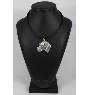 Pointer anglais I - Collier de chien dans une boîte cadeau, médaillon argenté pour fan de chien, pendentif remarquable de la marque Art-Dog