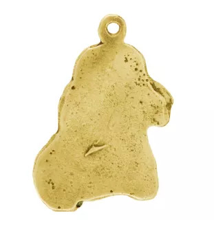 English Cocker Spaniel, Englische Cockerspaniel  - Hundehalsband, vergoldeter Anhänger für Hundefans, einzigartiger Schmuck der Marke Art-Dog