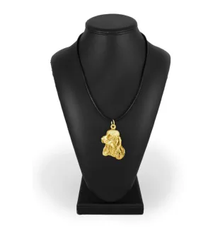English Cocker Spaniel, Englische Cockerspaniel  - Hundehalsband, vergoldeter Anhänger für Hundefans, einzigartiger Schmuck der Marke Art-Dog