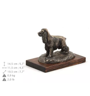 English Cocker Spaniel, Englische Cockerspaniel  - Hundestatue, Figur für Büro, Trophäe für Hundeausstellung von Art-Dog brand