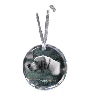 Pointer I medal kryształowy z psem Art-Dog