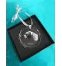 English Pointer, Englischer Pointer I - Kristallkugel mit Foto, Hundebild im Kristall, personalisierter Christbaumschmuck von Art-Dog.