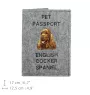 English Cocker Spaniel, Englische Cockerspaniel  - Hundepassetui, Dokumententasche, Geschenk für den Reisenden von der Marke Art-Dog