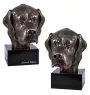 English Pointer, Englischer Pointer - Hundestatue, Büste auf Steinsockel, Skulptur, Trophäe für Hundeausstellung der Marke Art-Dog