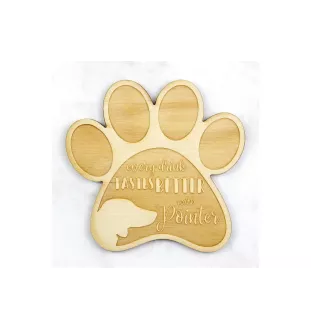 Pointer podkładka pod kubek ze sklejki Art-Dog