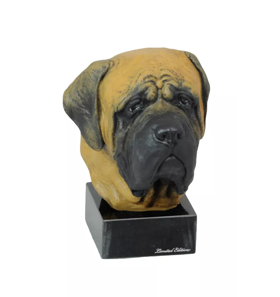 Mastiff, Mastiff anglais - figurine peinte, statue, sculpture, réalisée par l'artiste, marque Art-Dog
