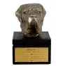 English Mastiff - an urn with an engraving and a sculpture of a dog, a handmade product by the Art-Dog brand.