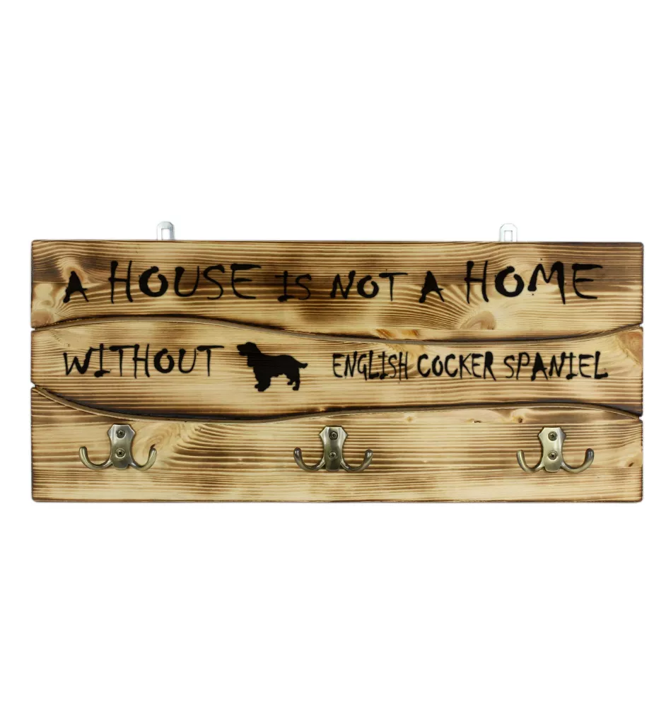 English Cocker Spaniel, Englische Cockerspaniel  - Kleiderständer mit Hund, Ausstellung von Medaillen, Dekoration für Zuhause der Marke Art-Dog