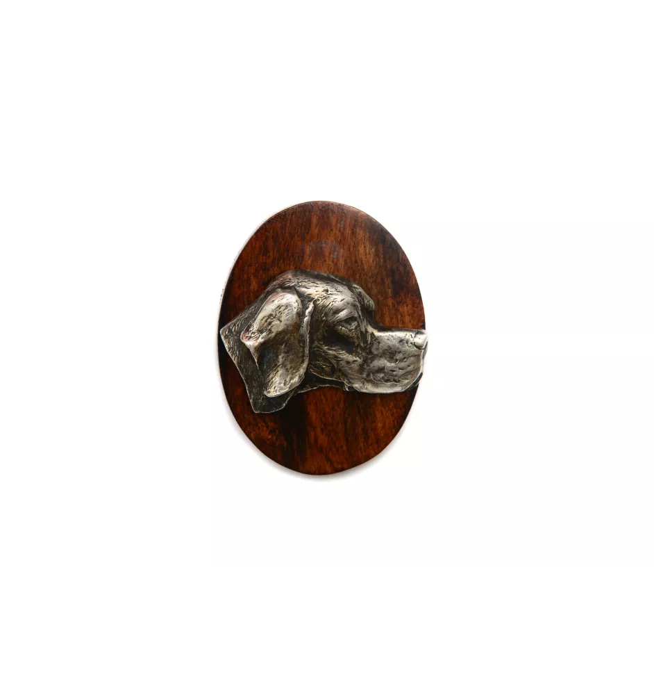 Pointer I broszka clipring drewniany Art-Dog