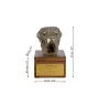 English Mastiff - urn for dog ashes with a statuette, small urn for a dog, personalized urn with a bust of a dog by Art-Dog brand