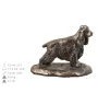 English Cocker Spaniel, Englische Cockerspaniel  eine Urne für die Asche des Hundes, eine Urne mit einer Statue, eine elegante Urne im klassischen Stil der Marke Art-Dog