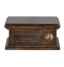 English Pointer I - wooden urn for dog ashes, personalized urn with engraving, small urn for dog ashes from the Art-Dog brand