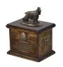 English Cocker Spaniel, Englische Cockerspaniel  - Eine Urne für die Asche eines Hundes, eine Urne mit einer Statue, eine personalisierte Hundeurne von der Marke Art-Dog.