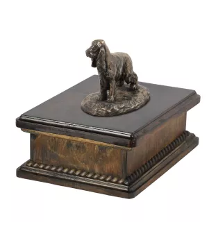 Cocker spaniel angielski drewniana niska urna Art-Dog
