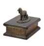 Cocker spaniel anglais - urne pour cendres de chien, urne personnalisée avec une statuette, urne en bois avec un chien de la marque Art-Dog