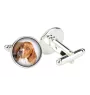 English Pointer I - cufflinks, a shirt accessory, a shirt pendant from the Art-Dog brand