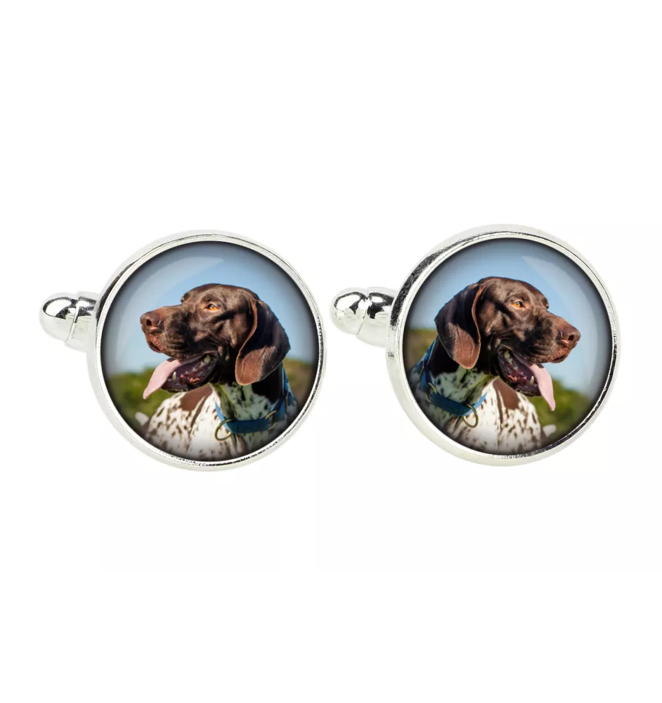 Pointer anglais - boutons de manchette, décoration de chemise, pendentif de chemise de la marque Art-Dog
