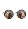 Cocker spaniel anglais - boutons de manchette, décoration de chemise, pendentif de chemise de la marque Art-Dog