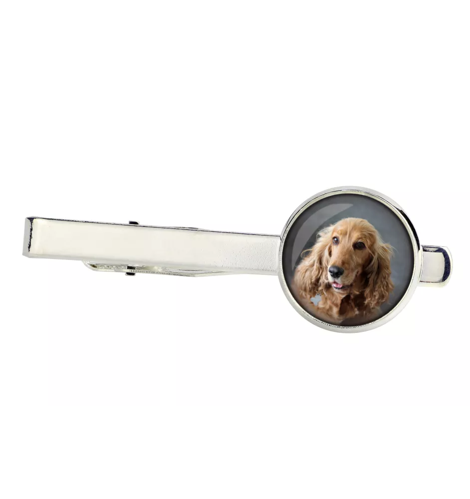 Cocker spaniel anglais - pince à cravate, accessoire, bijou pour tenue de soirée de la marque Art-Dog