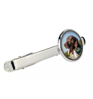 Pointer anglais - pince à cravate, accessoire, bijou pour tenue de soirée de la marque Art-Dog