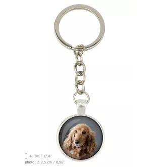 English Cocker Spaniel, Englische Cockerspaniel  - Schlüsselanhänger mit Ihrem Foto, Schlüsselanhänger, Taschenanhänger der Marke Art-Dog