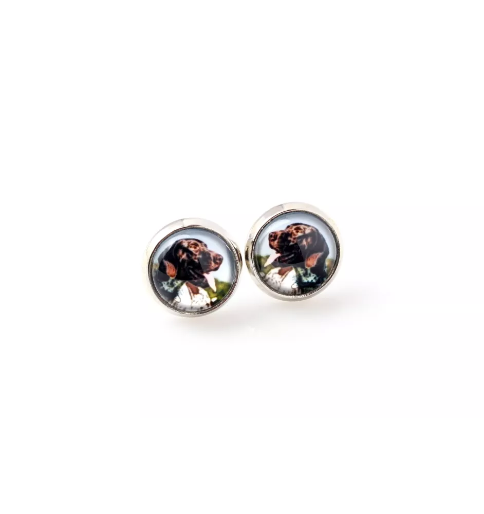 English Pointer - earrings your photo handmade, own photo, jewelry from the Art.-Dog brand