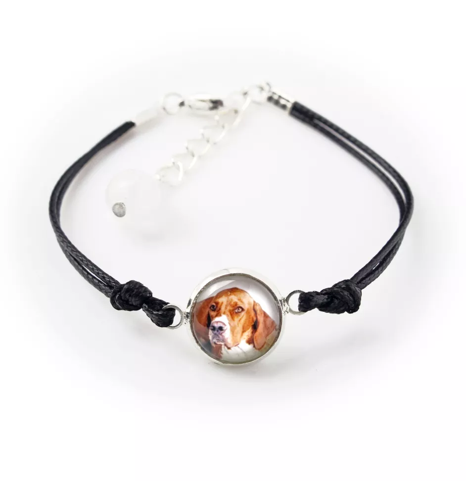 English Pointer I - bracelet with your photo handmade, unique jewelry from the Art-Dog brand