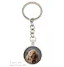 English Cocker Spaniel - keychain in a box, own photo, keychain pendant from Art-Dog brand