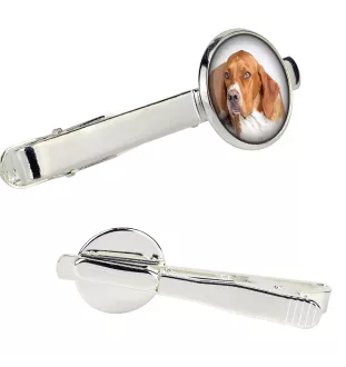 Pointer anglais I - pince à cravate dans une boîte, cravate élégante, bijoux personnalisés de la marque Art-Dog