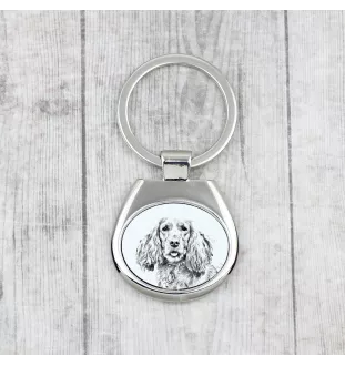 Cocker spaniel anglais - porte-clés avec chien, porte-clés imprimé, breloque personnalisée de la marque Art-Dog