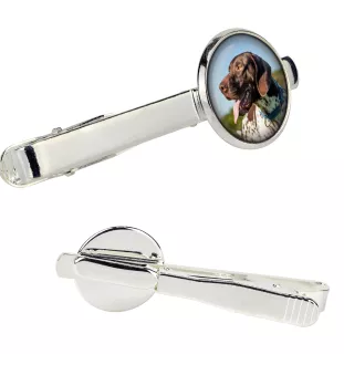 English Pointer, Englischer Pointer - Krawattennadel in der Box, stilvolle Krawatte, personalisierter Schmuck der Marke Art-Dog