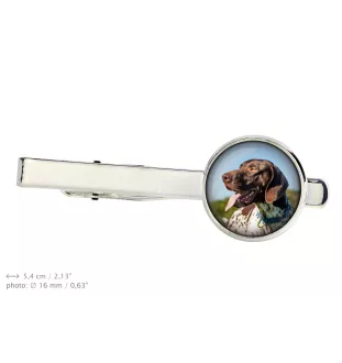 Pointer spinka do krawata w pudełku ze zdjęciem Art-Dog