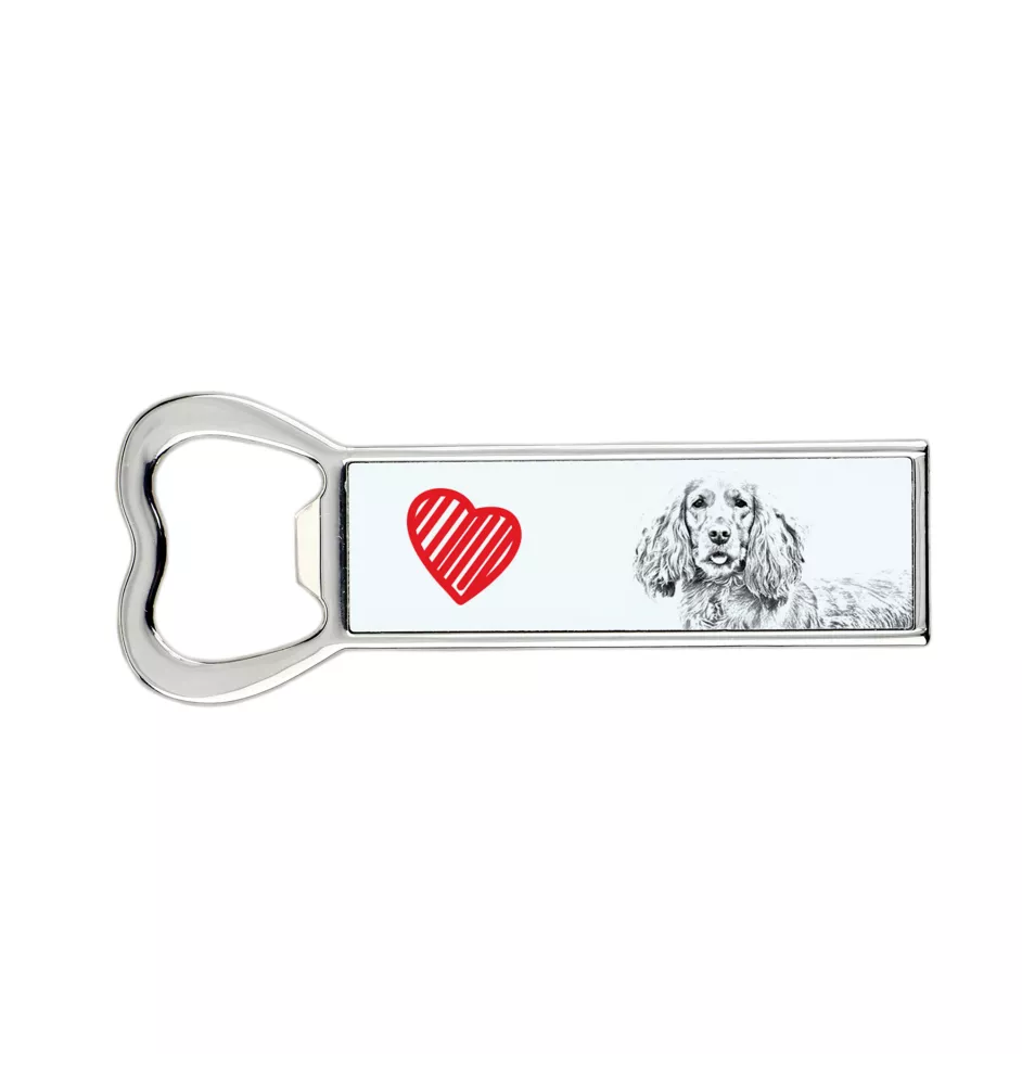 Cocker spaniel anglais - ouvre-bouteille avec chien, ouvre-bouteille personnalisé pour réfrigérateur, cadeau unique pour homme de la marque Art-Dog