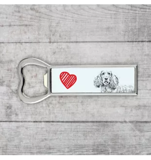English Cocker Spaniel, Englische Cockerspaniel  - Flaschenöffner mit Hund, personalisierter Flaschenöffner für den Kühlschrank, ein einzigartiges Geschenk für Männer von der Marke Art-Dog