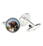 English Pointer - cufflinks in a box, handmade jewelry, product of the Art-Dog brand
