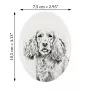 Cocker spaniel angielski płyta nagrobna ze zdjęciem psa Art-Dog