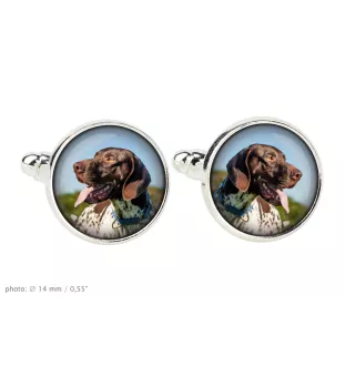 English Pointer, Englischer Pointer - Manschettenknöpfe in einer Schachtel, handgefertigter Schmuck, Produkt der Marke Art-Dog